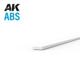 AK_ABS_6702 Strips 0.25 x 1.00 x 350mm - ABS STRIP - 10 units per bag