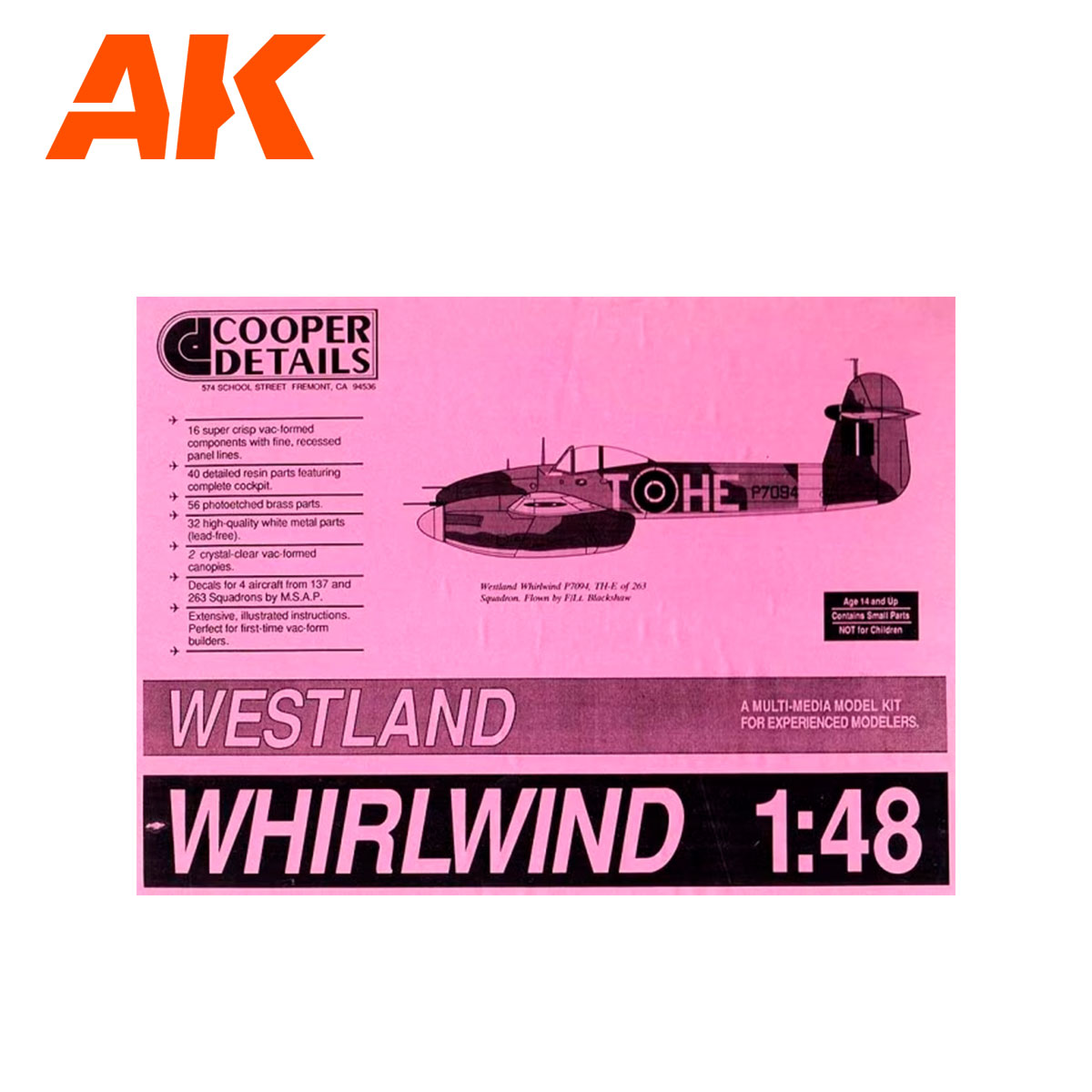 COOPER DETAILS 1/48 Westland Whirlwind