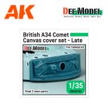 DEF DM35132 WWII British A34 Comet Canvas cover set- Late (for 1/35 Tamiya kit)