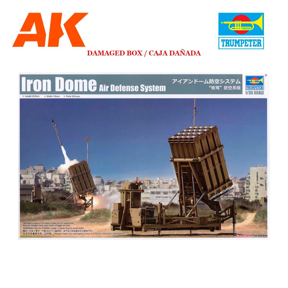 Iron Dome Air Defense System 1/35 (Damaged box / Caja dañada)