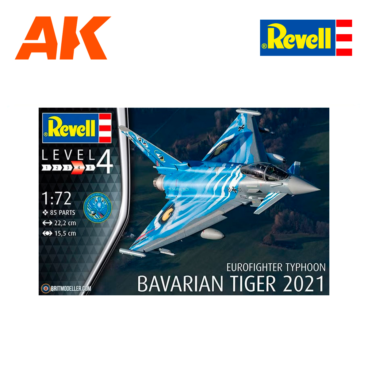1/72 Eurofighter Typhoon Bavarian Tiger 2021