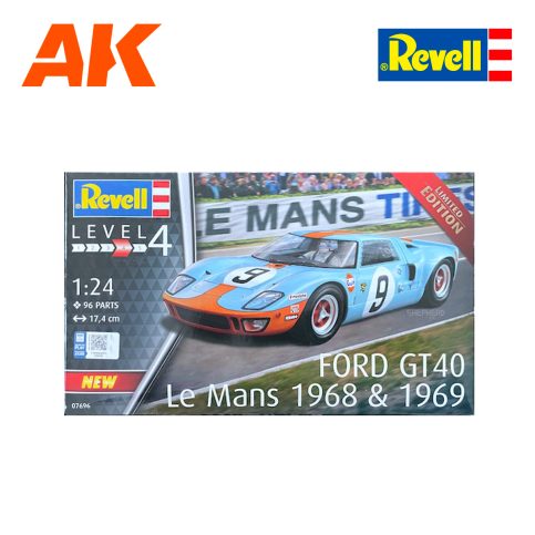REV07696 1/24 Ford GT40 Le Mans 1968 & 1969 [Limited Edition]