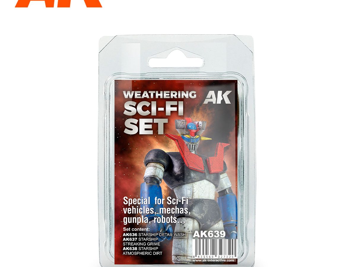 Basic Weathering Paint Set (49, 88, 677) AK Interactive