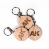 AK9291 - wooden keychain