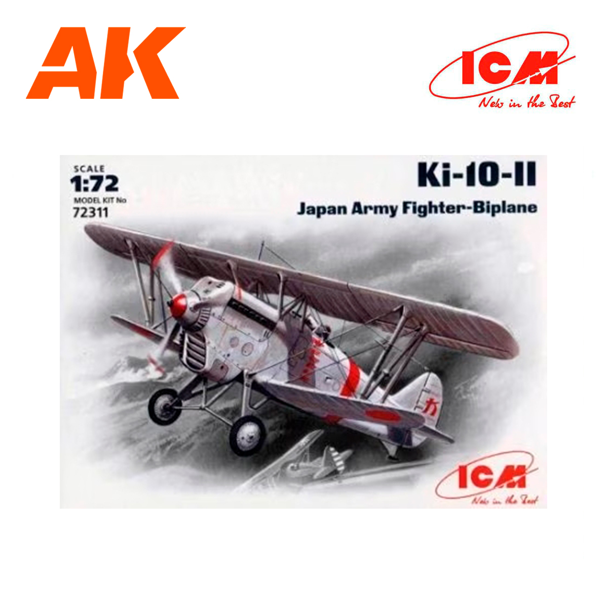 ICM 1/72 Kawaski Ki-10-II Japan Army Fighter-Biplane