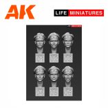 LM-35H003 WW2 German Heads Set No.3 (1/35 scale)