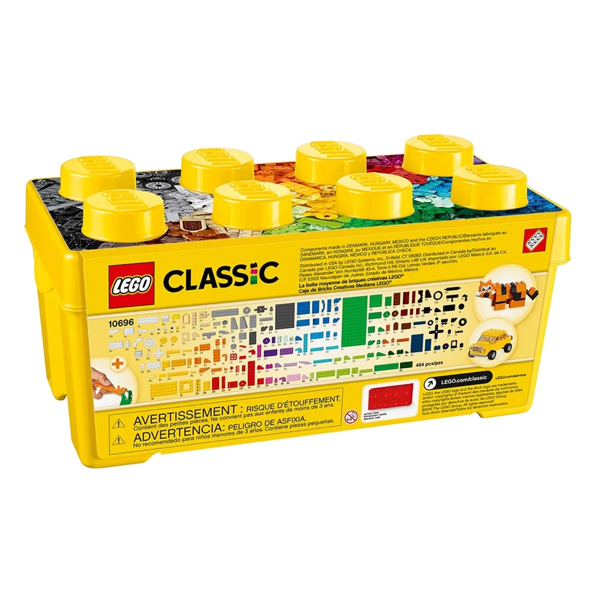LEGO® Caja de almacenaje 2 - amarillo