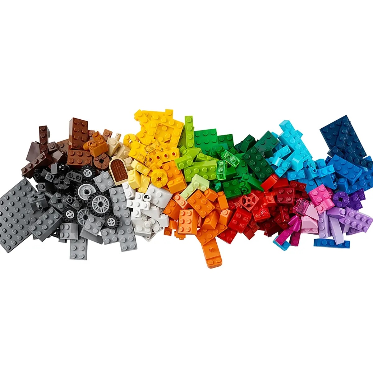 LEGO Caja de almacenamiento amarilla Brick 2 Bright