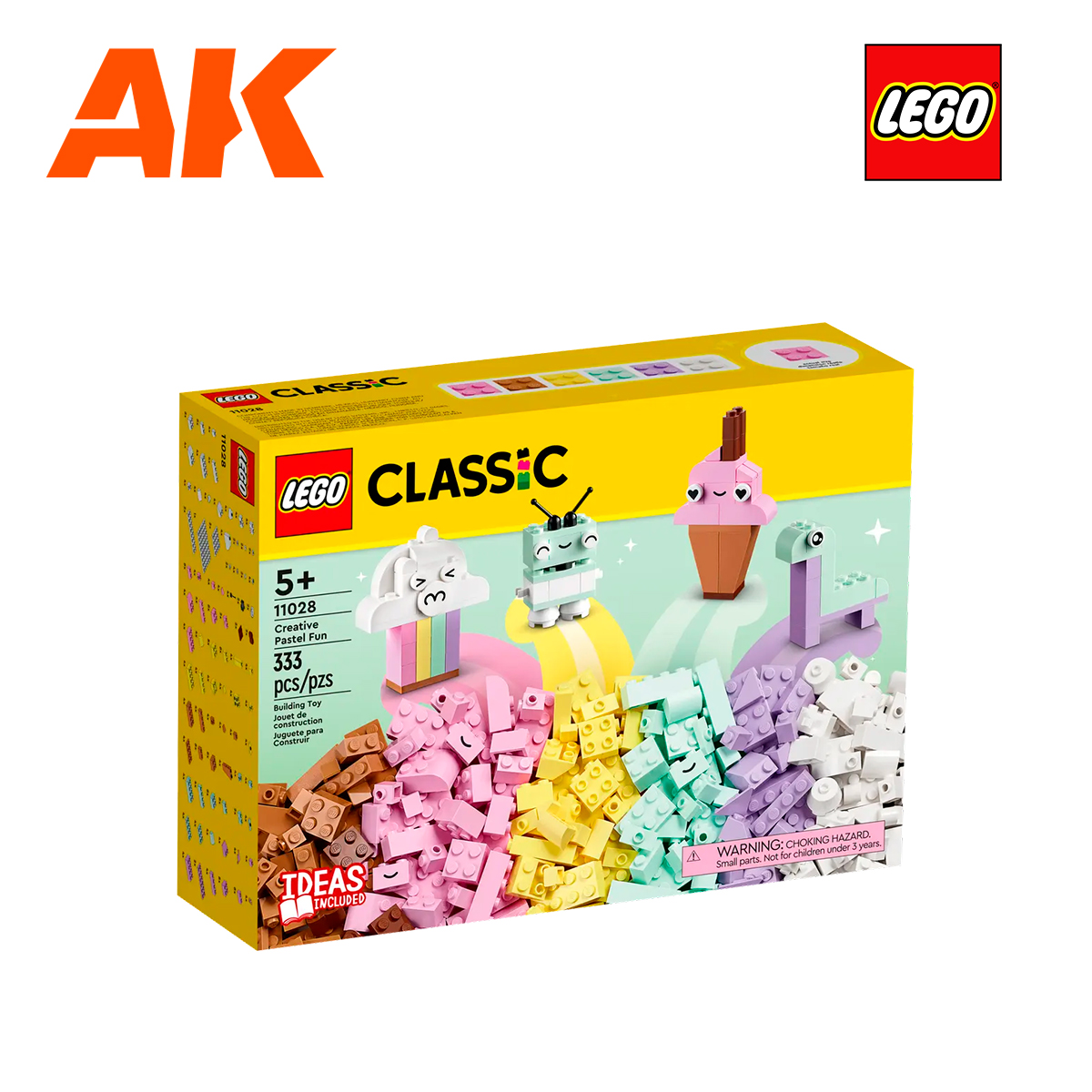  Lego Caja de ladrillos especiales de ideas amarillas clásicas :  Juguetes y Juegos