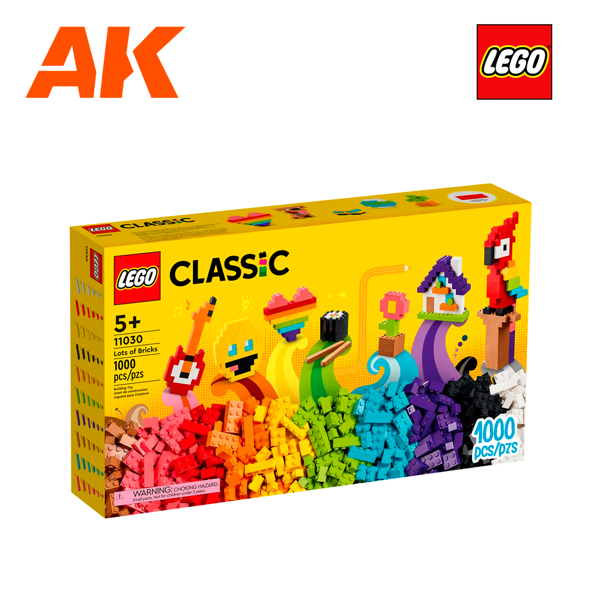 Puzzle Lego 3D - Figura bloques GIGANTE - LUIGI