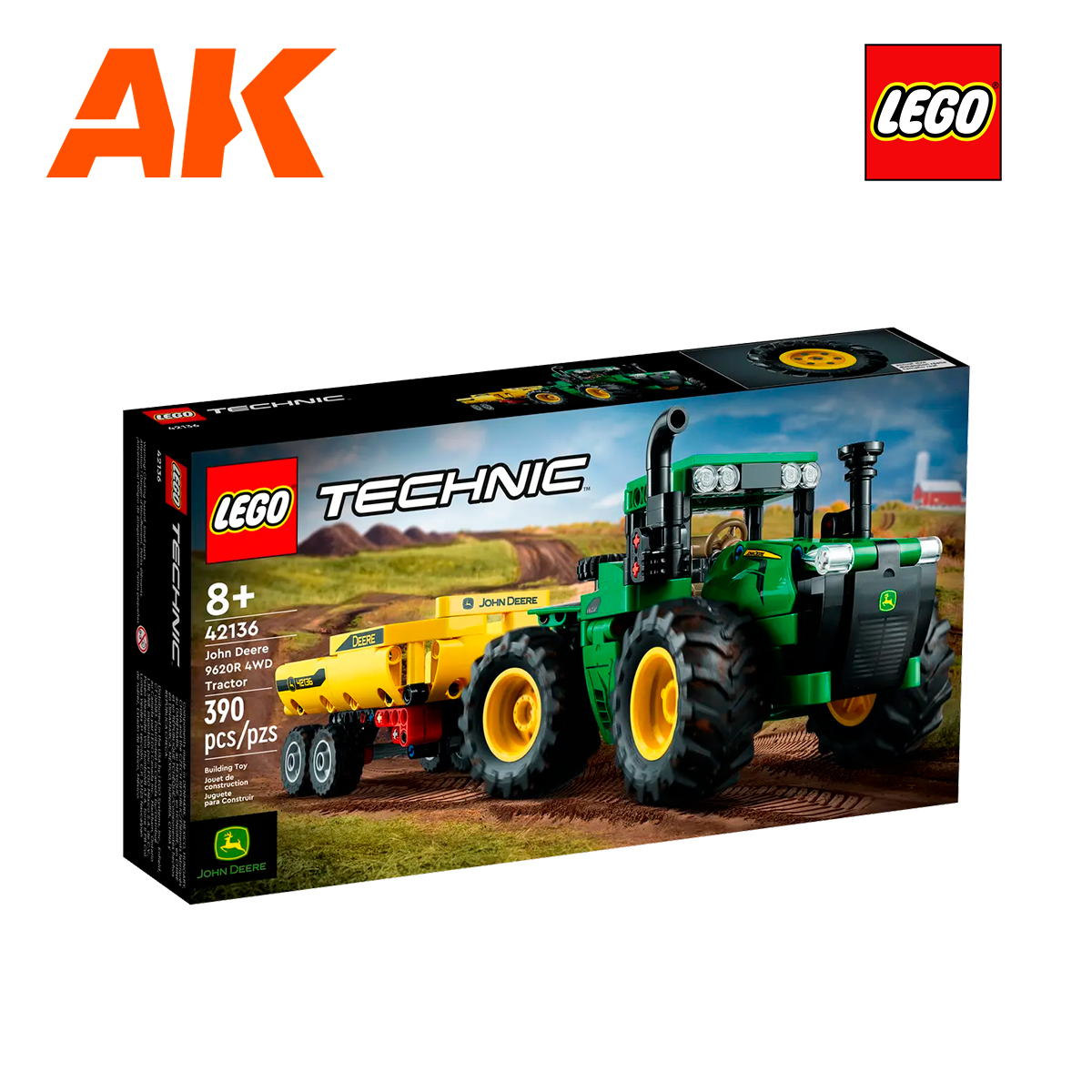 John Deere Lego Tractors and Combines on Display