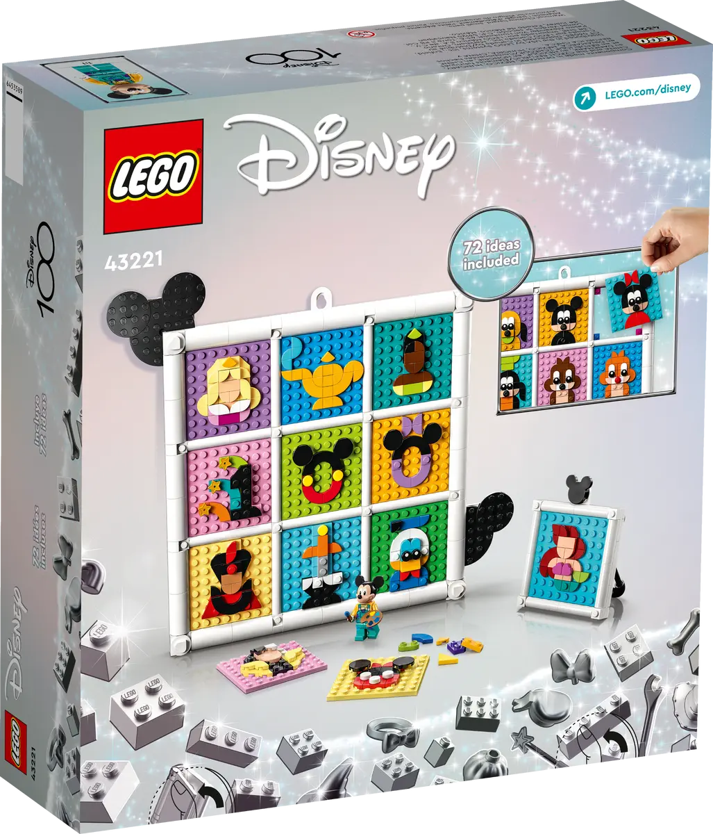 LEGO-Set de construcción de Disney 100%, juguete de construcción