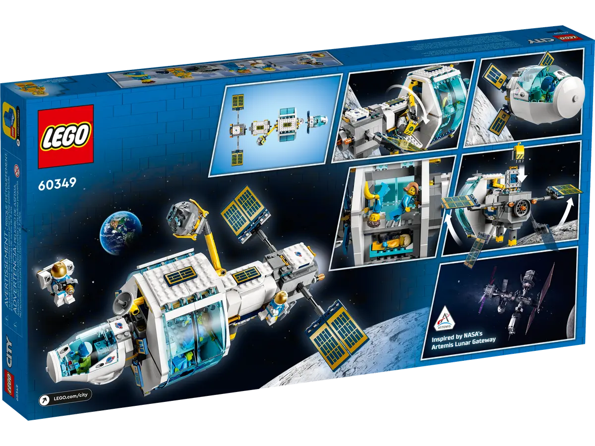 Lego lunar store space station