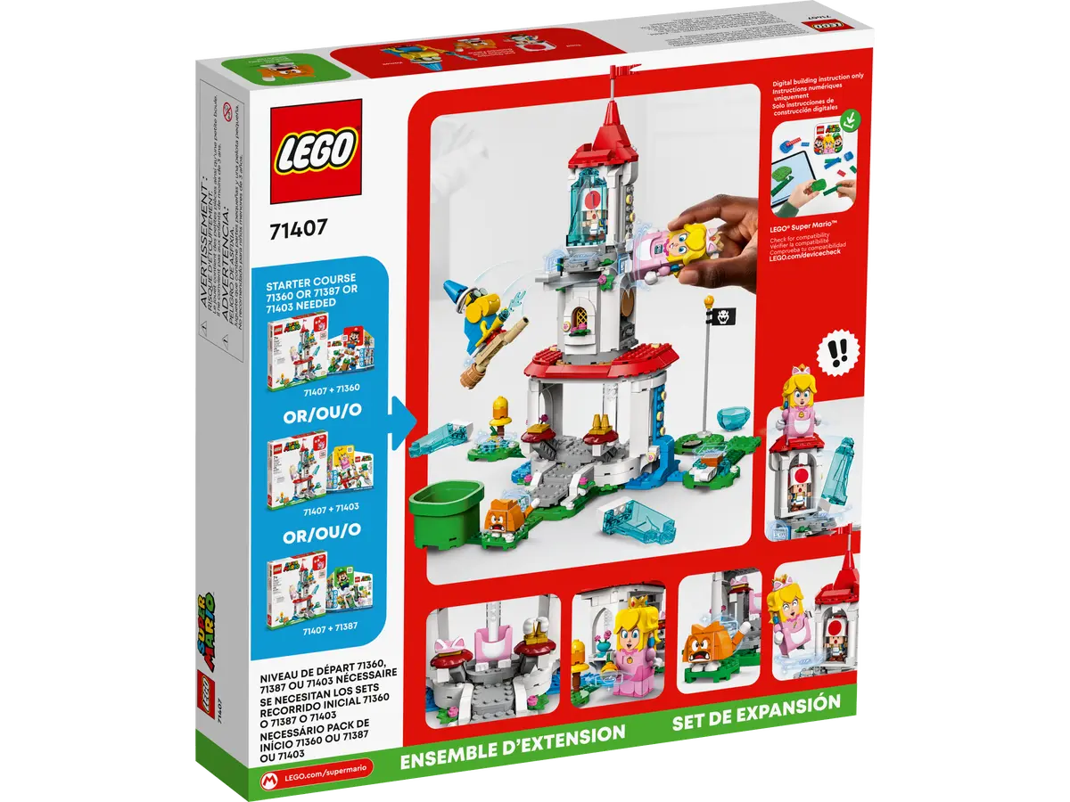 LEGO Super Mario Set de Expansión: Traje de Peach Felina y Torre