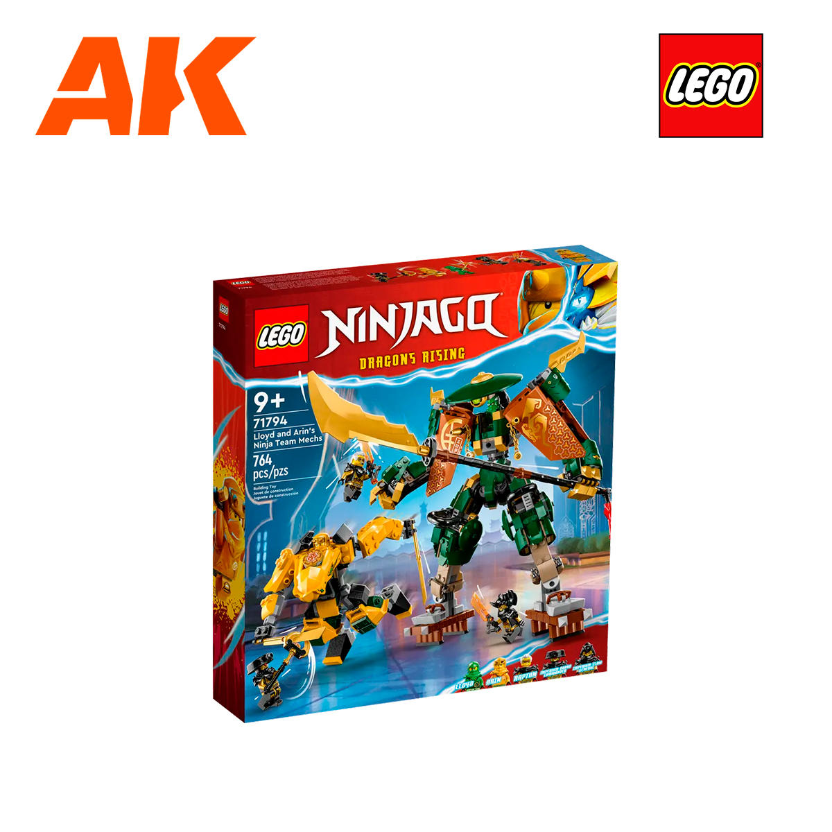 LEGO NINJAGO Core EVO 6Ninjas Mini Figures Cole Jay Kai Lloyd Nya