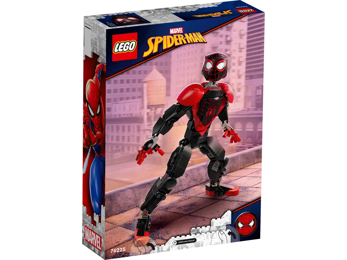 Marvel Spidey and His Amazing Friends - Figura de Miles Morales con moto -  Marvel