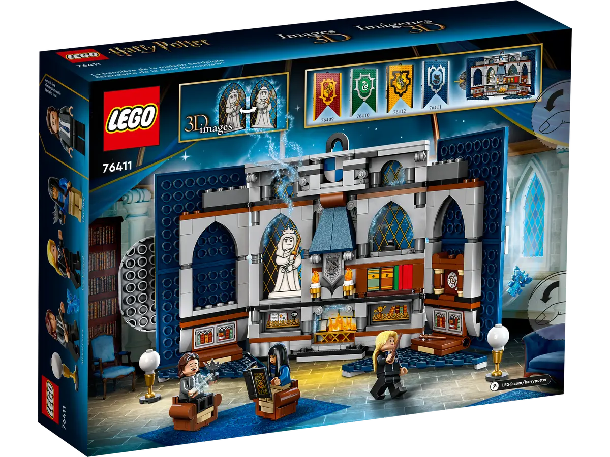 LEGO - Harry Potter - Estandarte da Casa Ravenclaw e Mini Figuras