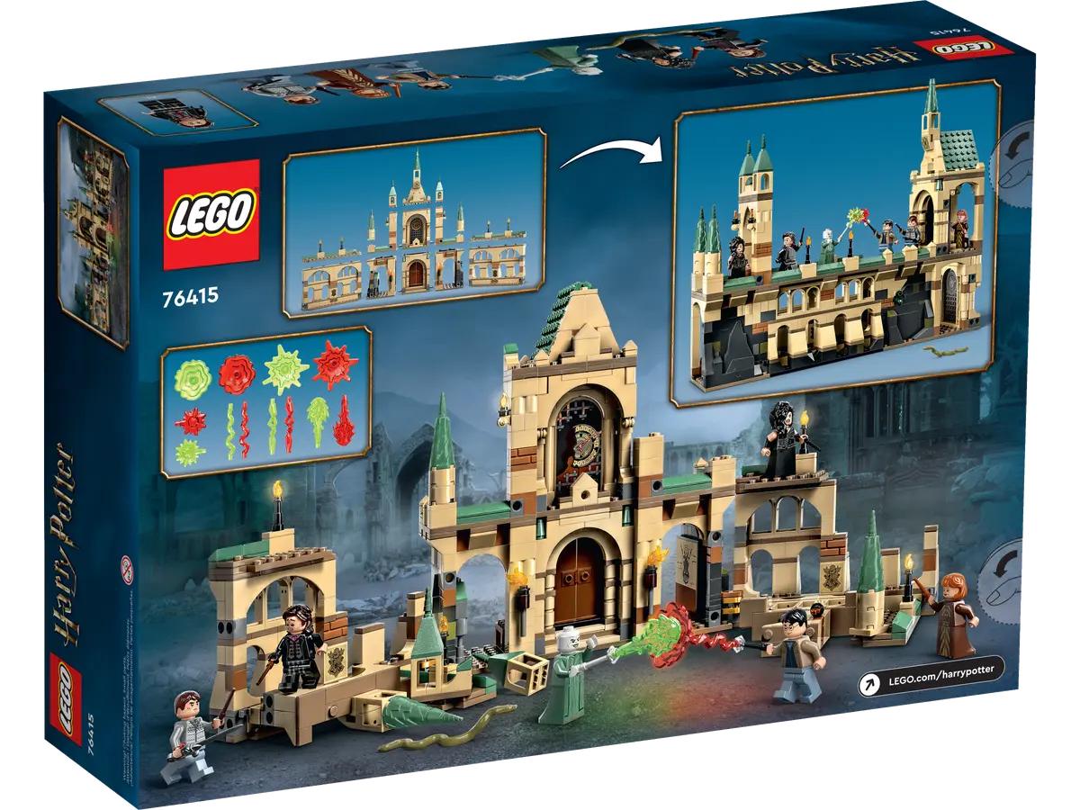  LEGO Harry Potter The Battle of Hogwarts Building Toy Set, Harry  Potter Toy for Boys, Girls and Kids Ages 9+, Features a Buildable Castle  Section and 6 Minifigures to Recreate an