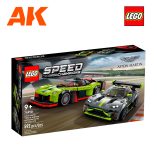 LEGO76910 Aston Martin Valkyrie AMR Pro y Aston Martin Vantage GT3