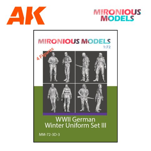 MIR72003 1/72 WWII German Winter Uniform Set III