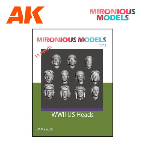 MIR72030 1/72 WWII US Heads