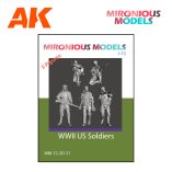 MIR72031 1/72 WWII US Soldiers