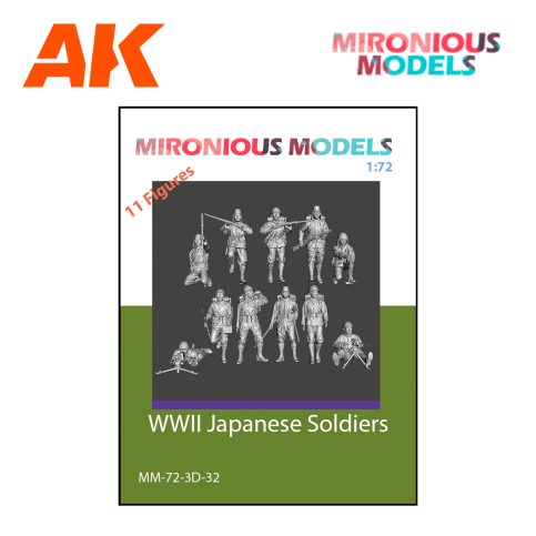 MIR72032 1/72 WWII Japanese Soldiers