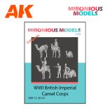 MIR72047 1/72 WWI British Imperial Camel Corps