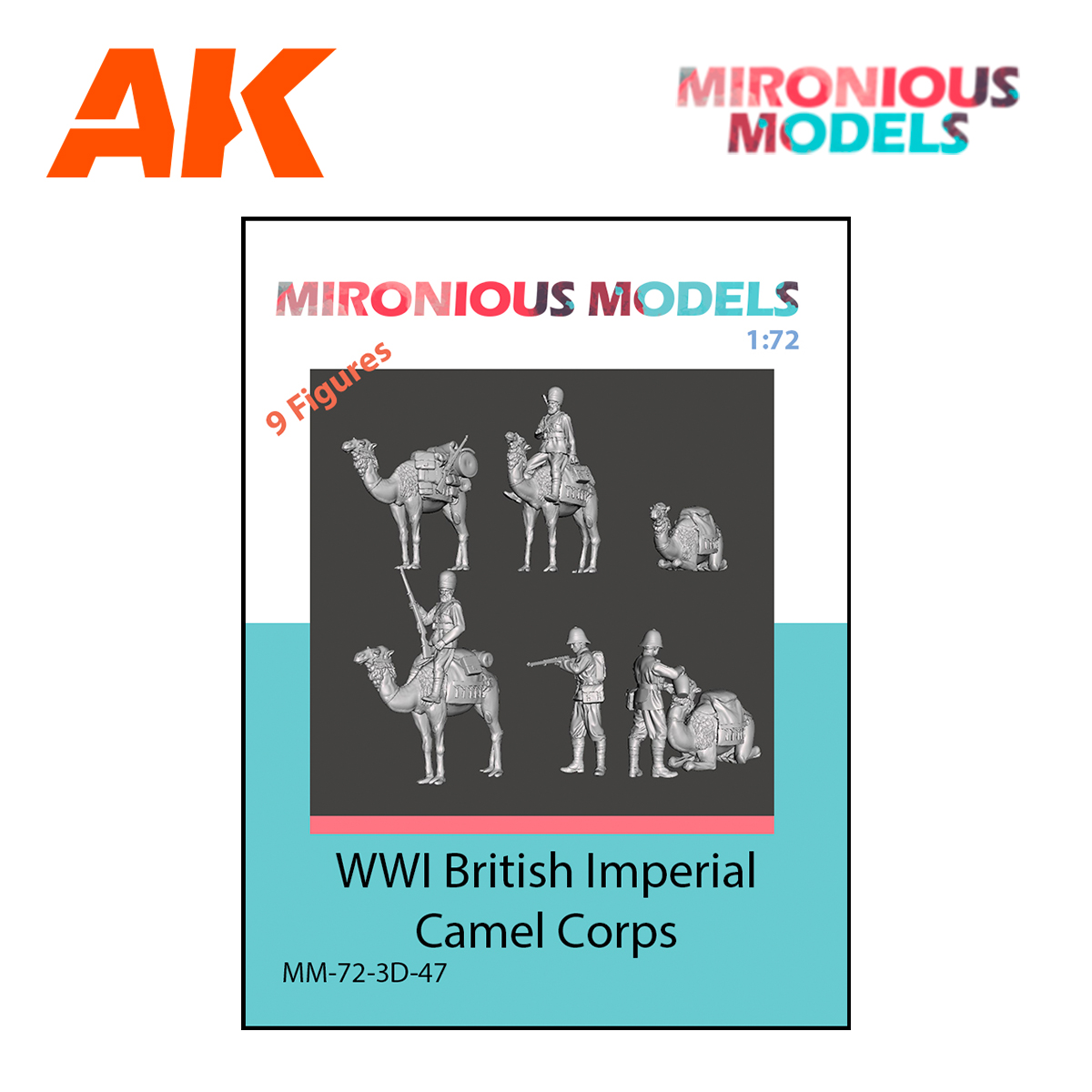1/72 WWI British Imperial Camel Corps