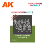 MIR72048 1/72 WWII US Soldiers at Lunch