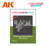 MIR72058 1/72 WWII German Soldiers Attacking