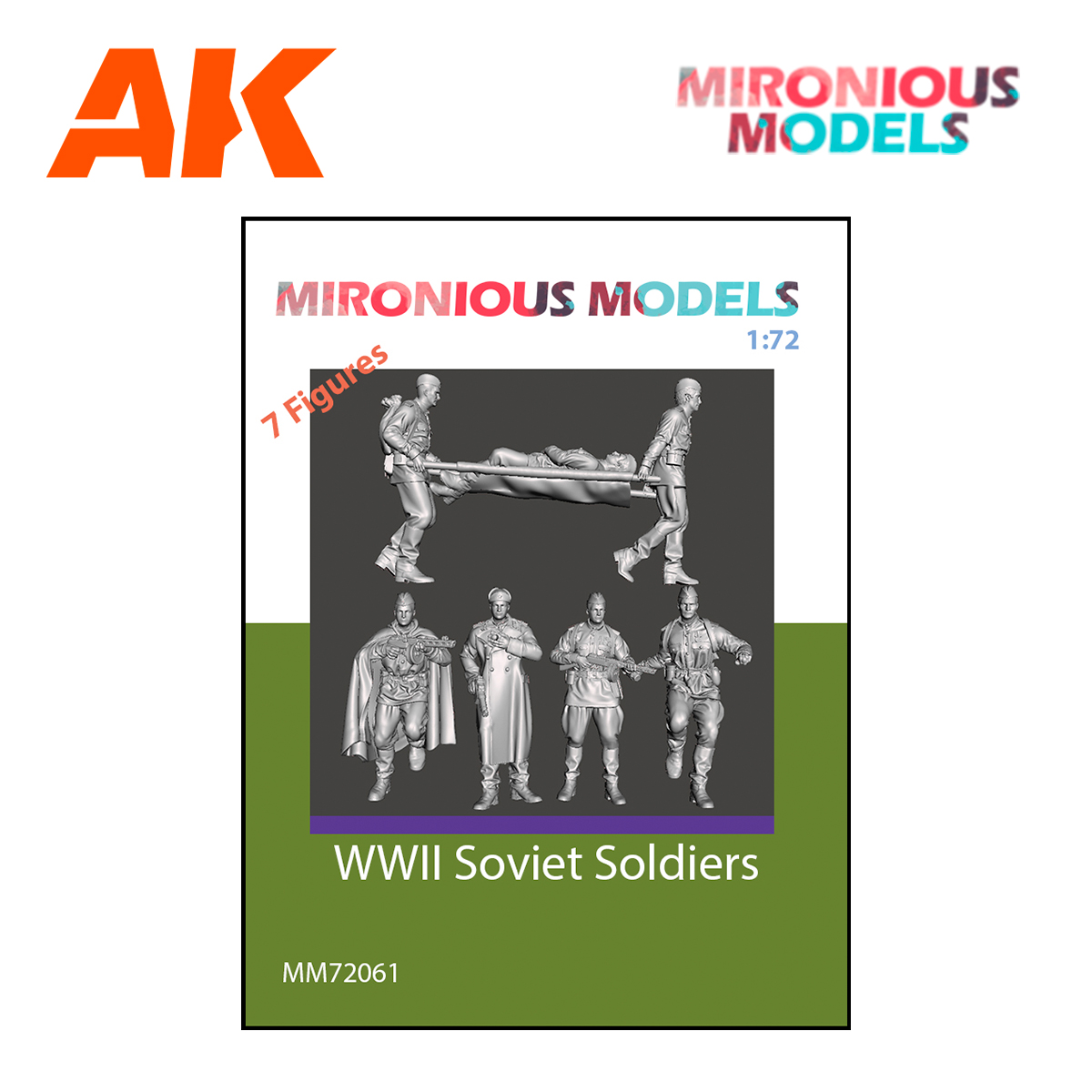 1/72 WWII Soviet Soldiers