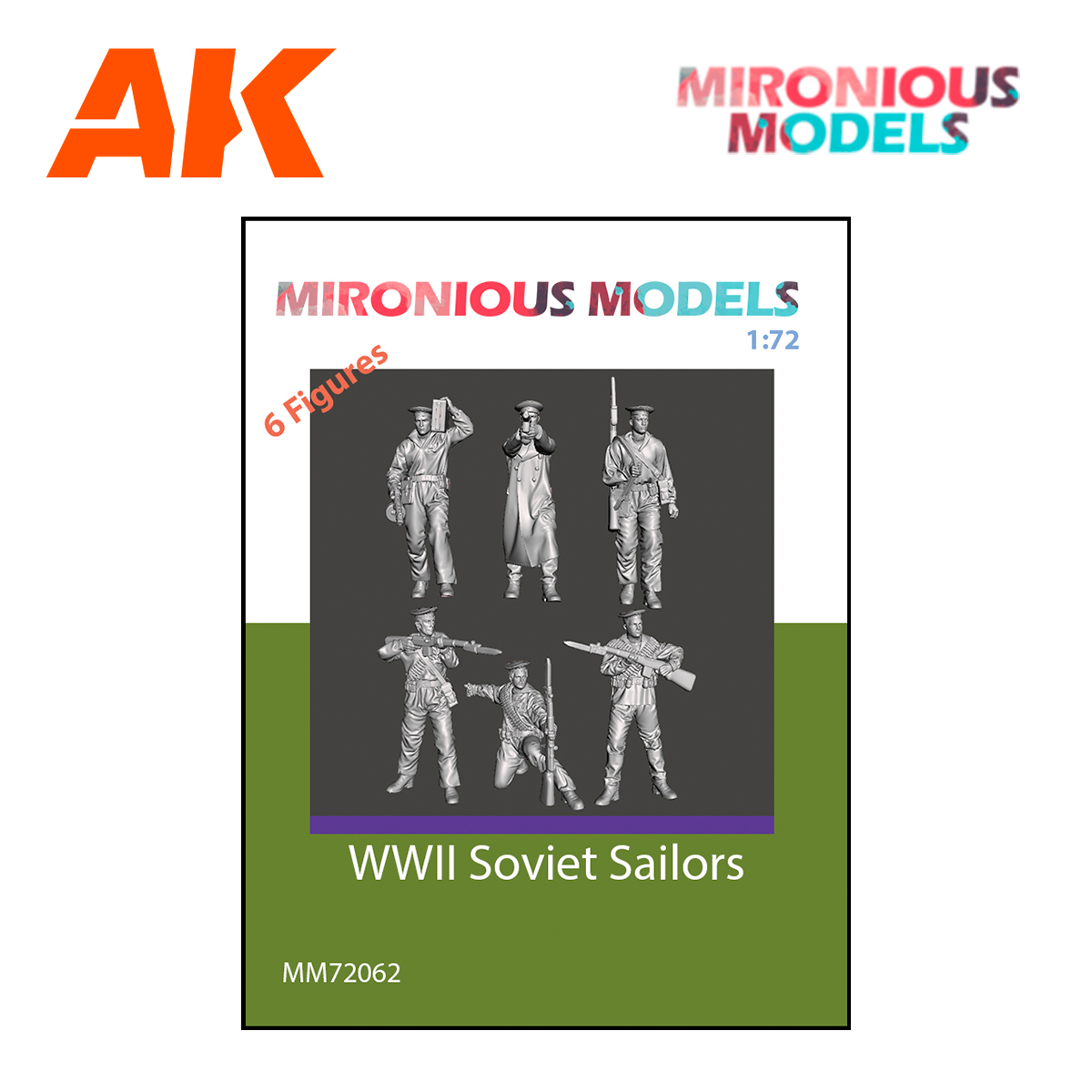 1/72 WWII Soviet Sailors