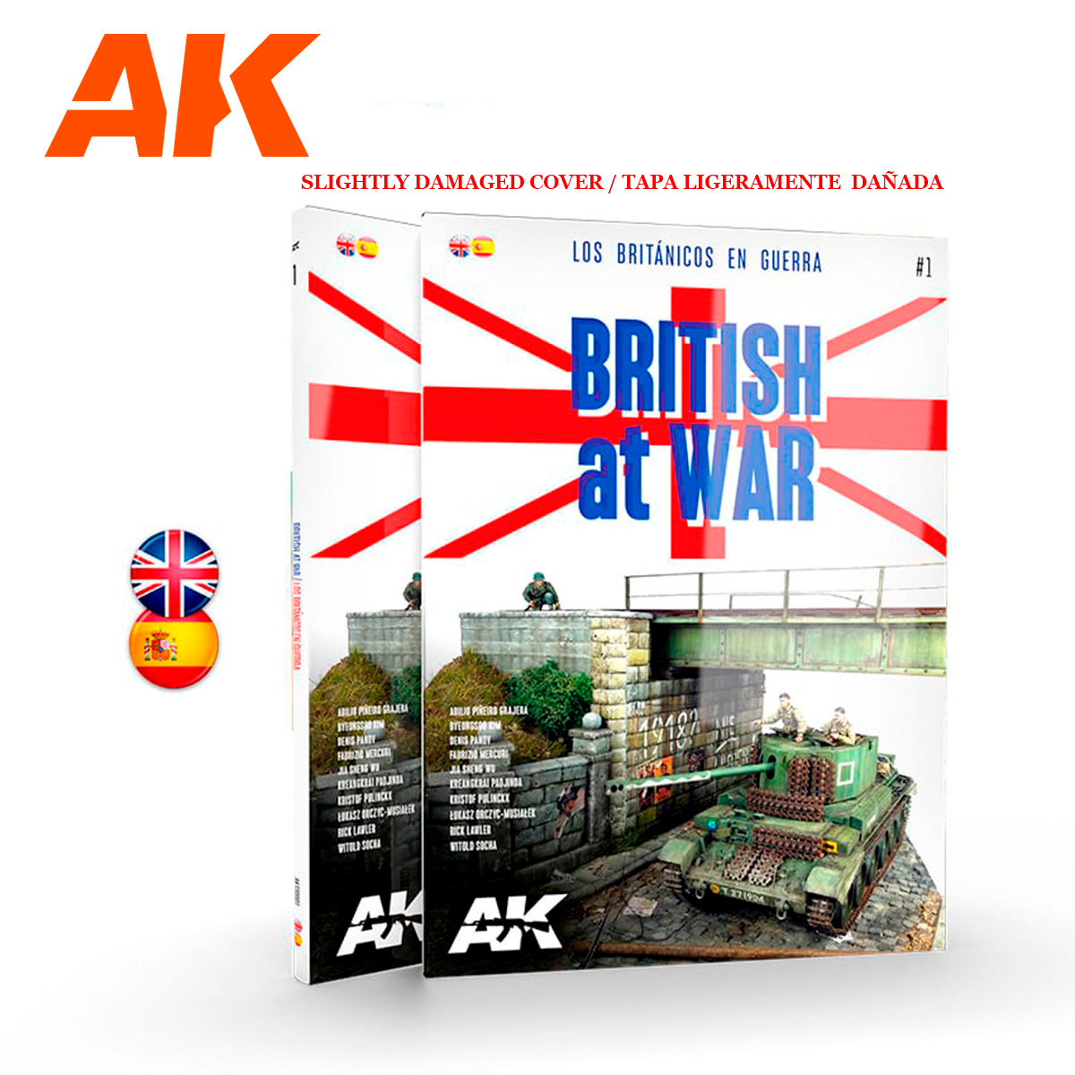 BRITISH AT WAR – LOS BRITÁNICOS EN GUERRA VOL.1 (Slightly Damaged cover / Tapa Ligeramente dañada)