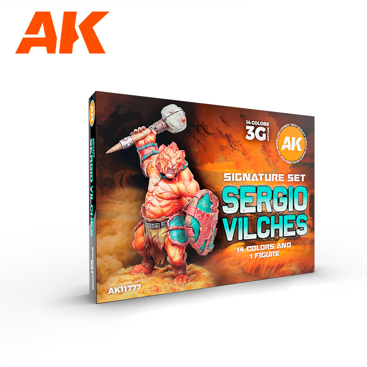 AK Interactive Paint Set - Tracks & Wheels (AFV Series) 3G Acrylics