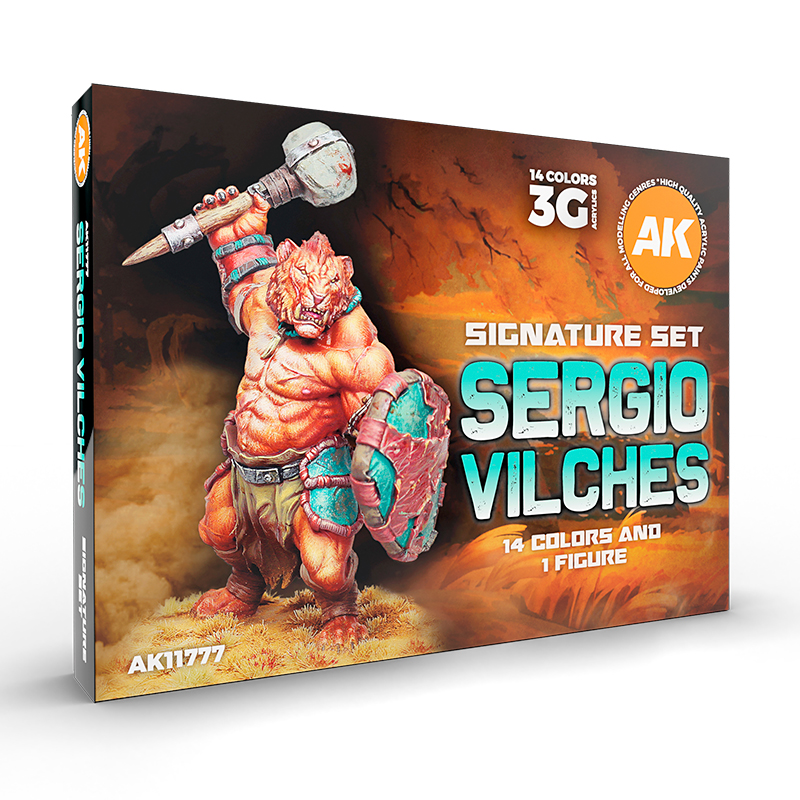 SERGIO VILCHES – 3GEN SIGNATURE SET – 14 COLORS & 1 FIGURE