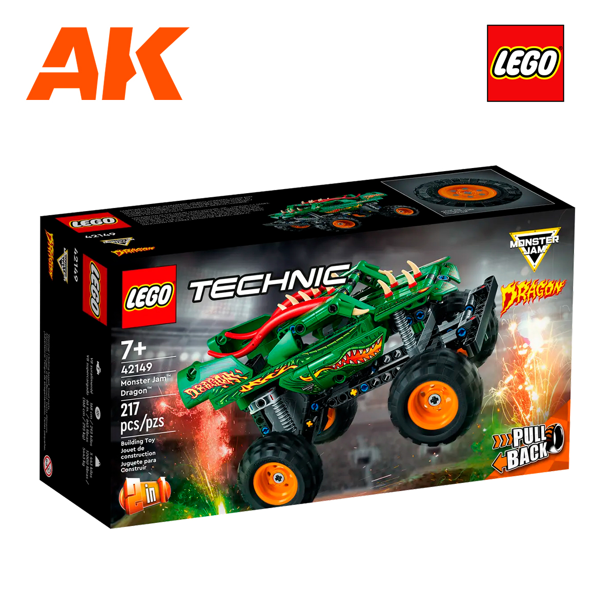 Buy LEGO® Monster Jam™ Dragon™ online for17,99€