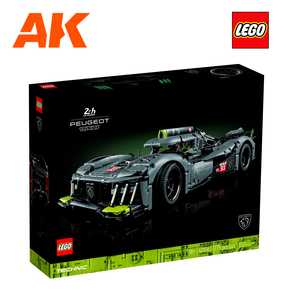 Buy LEGO® PEUGEOT 9X8 24H Le Mans Hybrid Hypercar online for179,99€