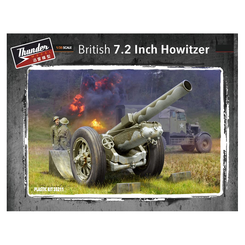 Thunder Model – 1/35 British 7,2 inch howitzer