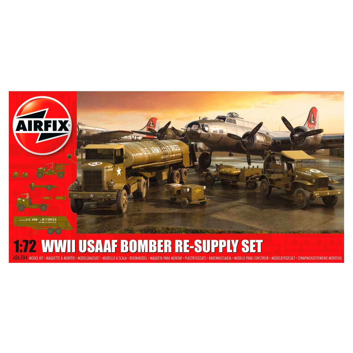 WWII USAAF 8th Bomber Resupply Set 1/72