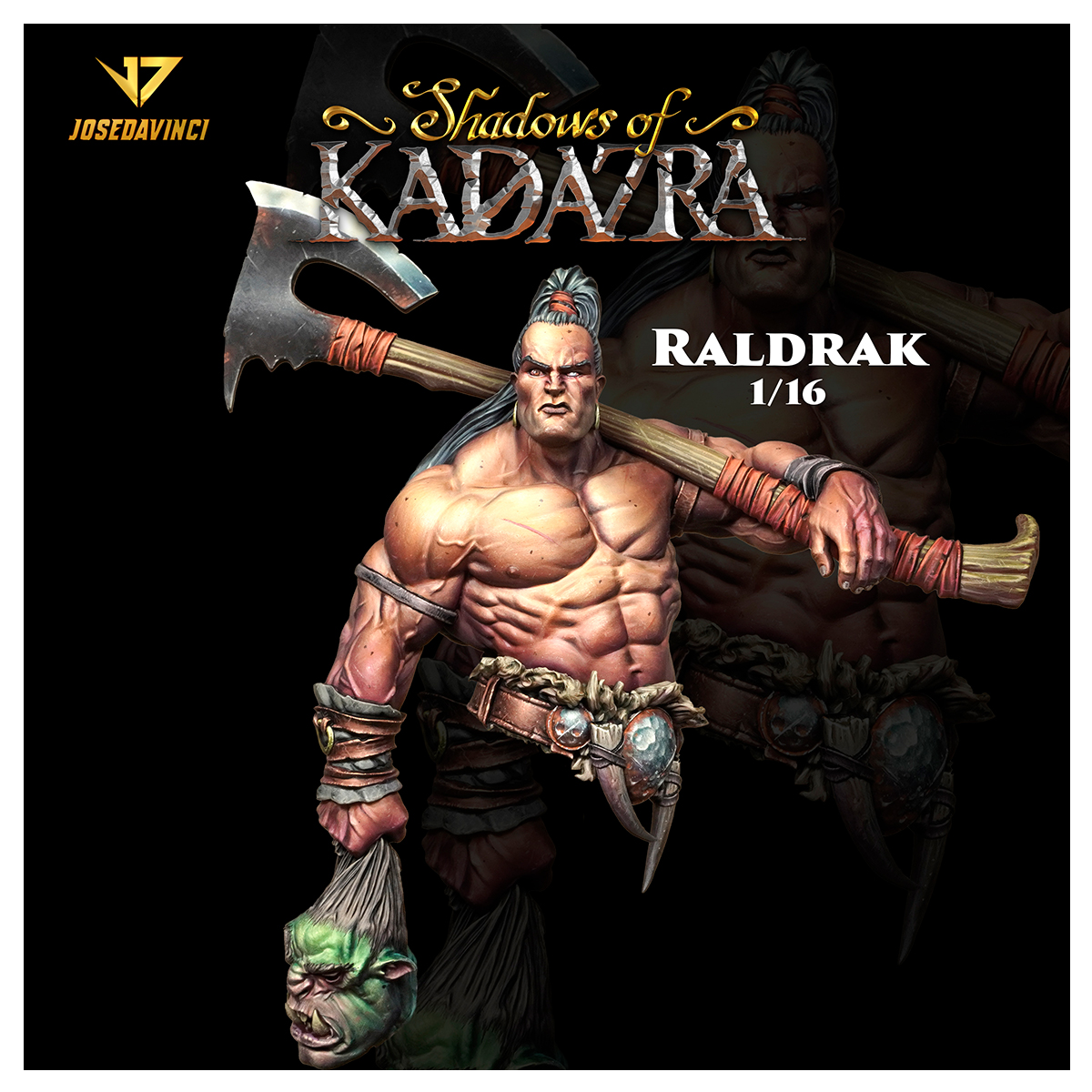 Shadows Of Kadazra – Raldrak bust by Josedavinci