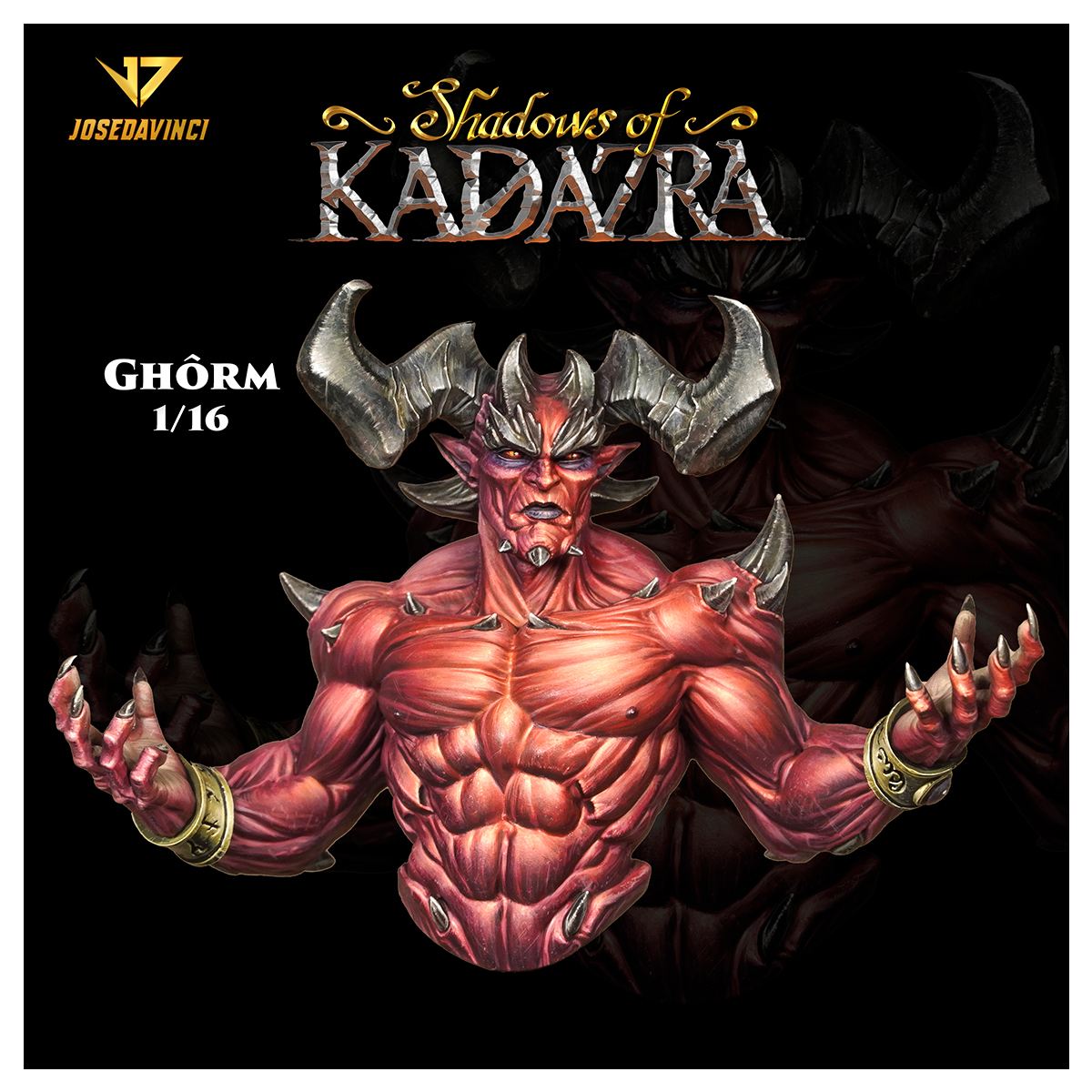 Shadows Of Kadazra – Ghôrm bust by Josedavinci
