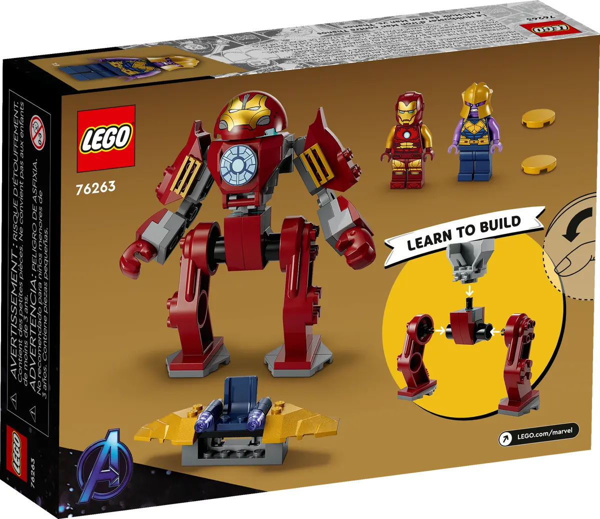Disfraz de pieza roja de LEGO para adulto