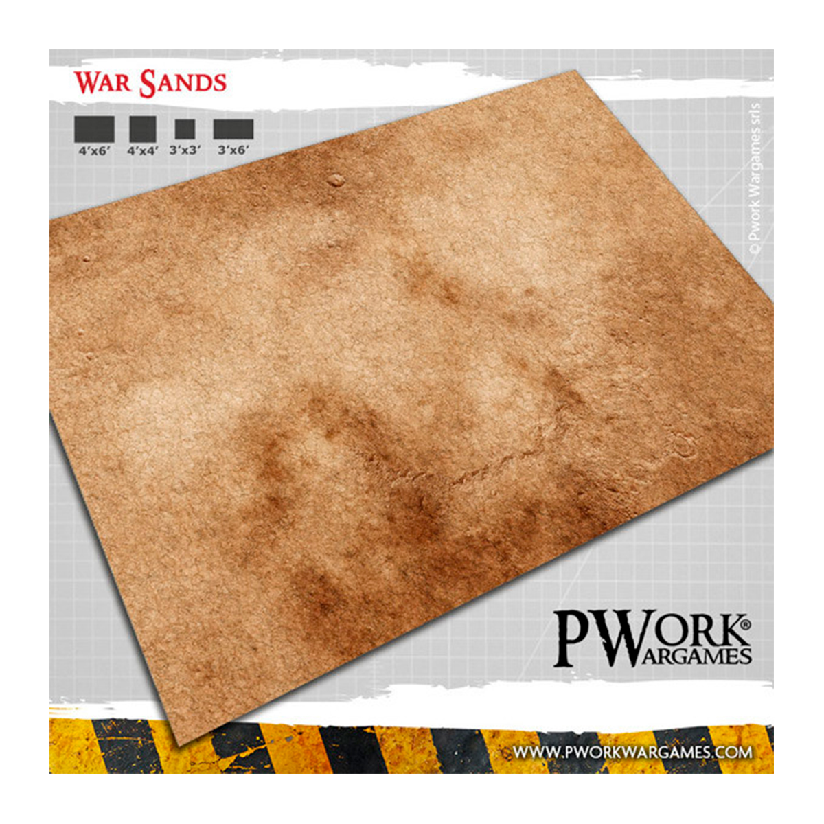 Neoprene Mat War Sands 3×3′