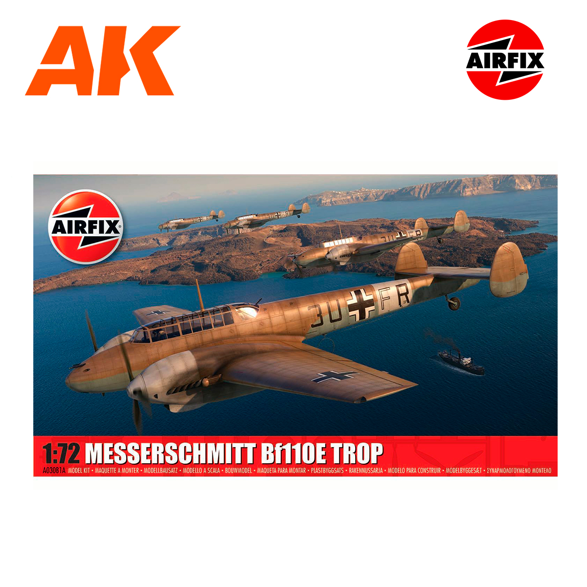 Messerschmitt Bf110E/E-2 TROP 1/72