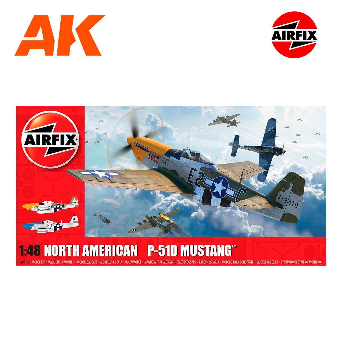 North American P51-D Mustang (Filletless Tails) 1/48