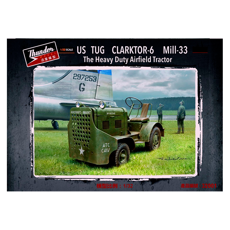 Thunder Model – 1/32 US Army Clarktor-6 Tug Mill-33