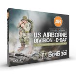 AK11778 us airborne division d-day wargame starter set pack colors 3gen figure