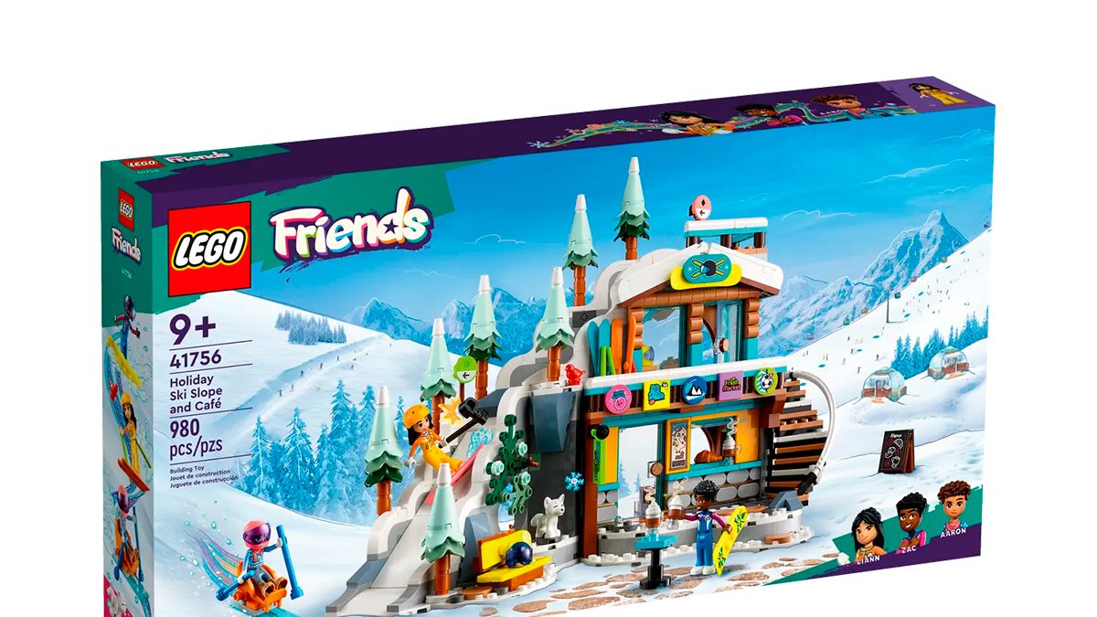 Lego Friends Holiday Ski Slope And Café Creative Building Toy