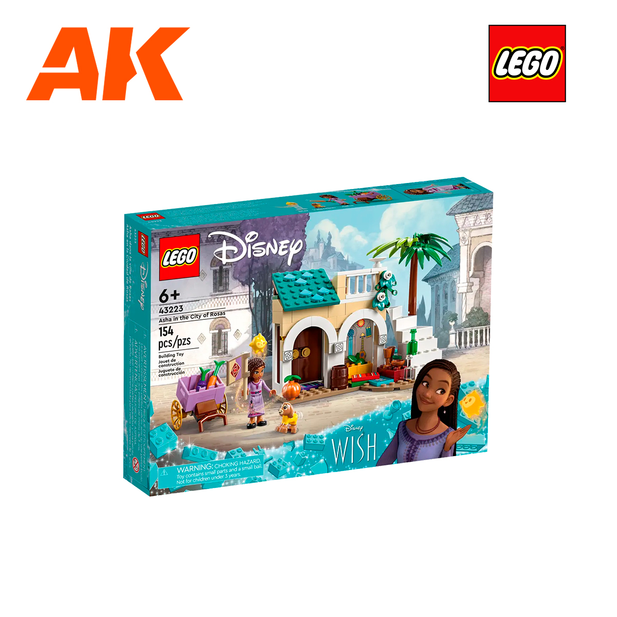 LEGO Disney Wish Asha Minifigure Minidoll from 43224